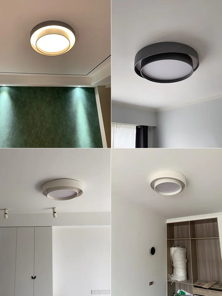 Nordic Minimalist Modern Ceiling Lamp - Designer Lighting for Stylish Living Rooms and Master Bedrooms