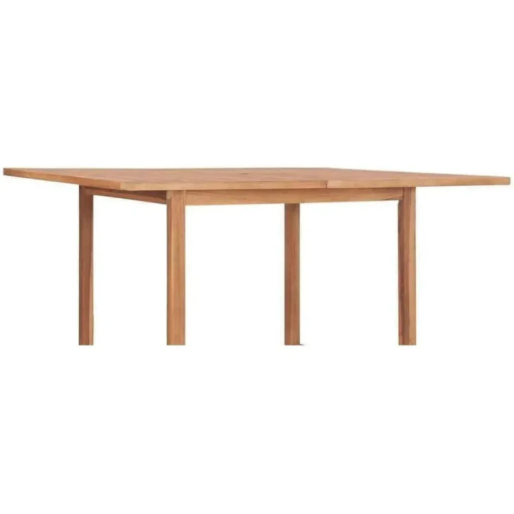 Hamilton Teak Square Outdoor Dining Table with Umbrella Hole