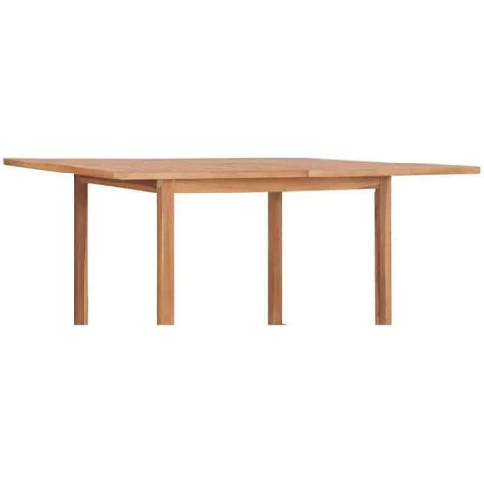 Hamilton Teak Square Outdoor Dining Table with Umbrella Hole