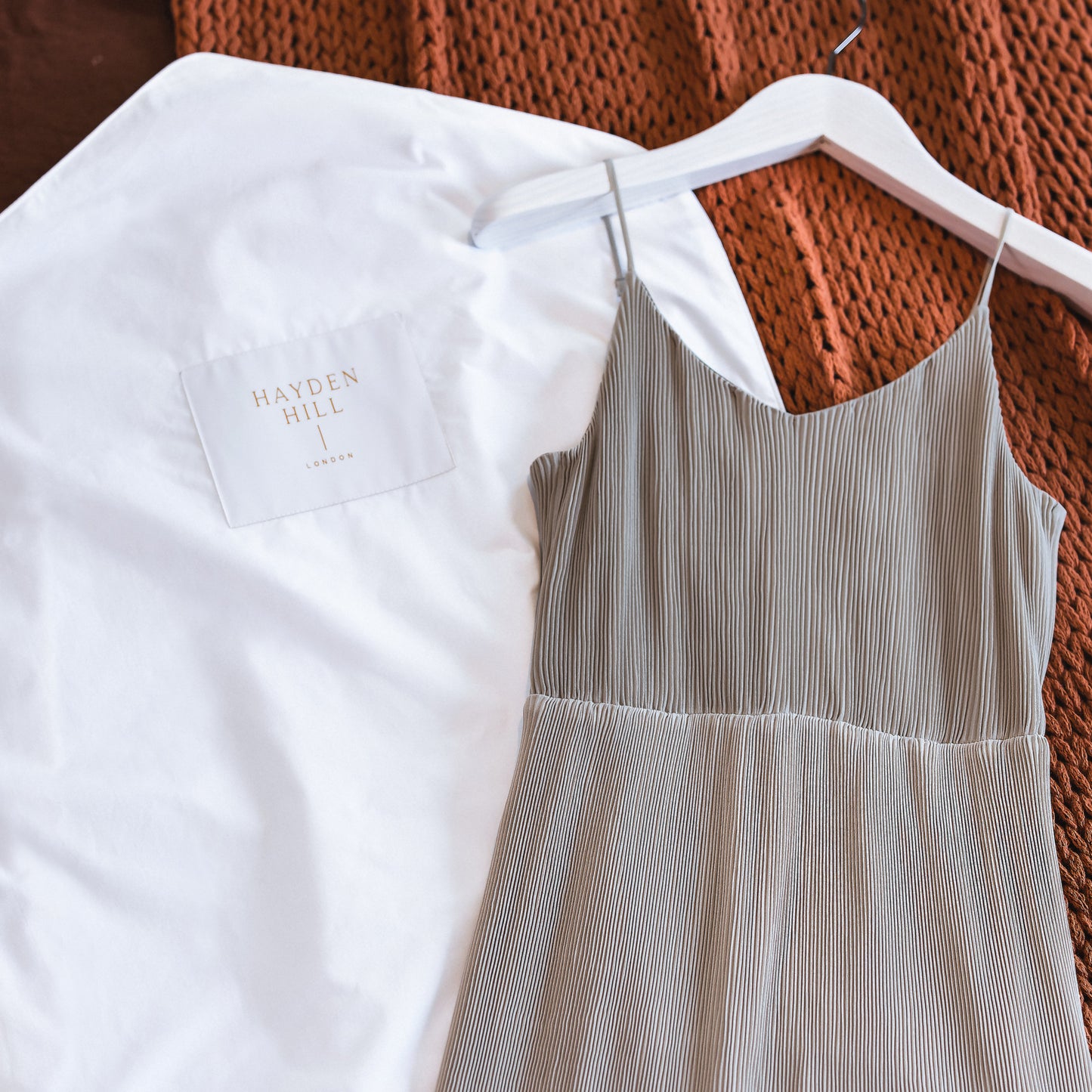 Long Organic Cotton Hanging Bag