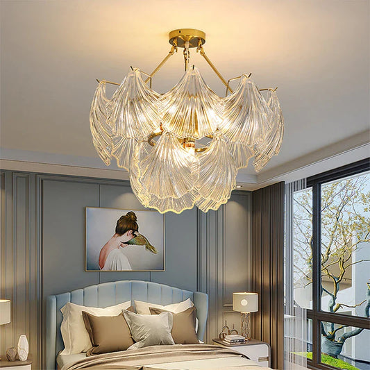 Timeless Postmodern Light Luxury Chandelier - Retro Wrought Iron and Crystal Design - Perfect for Living Rooms, Bedrooms, and Dining Areas