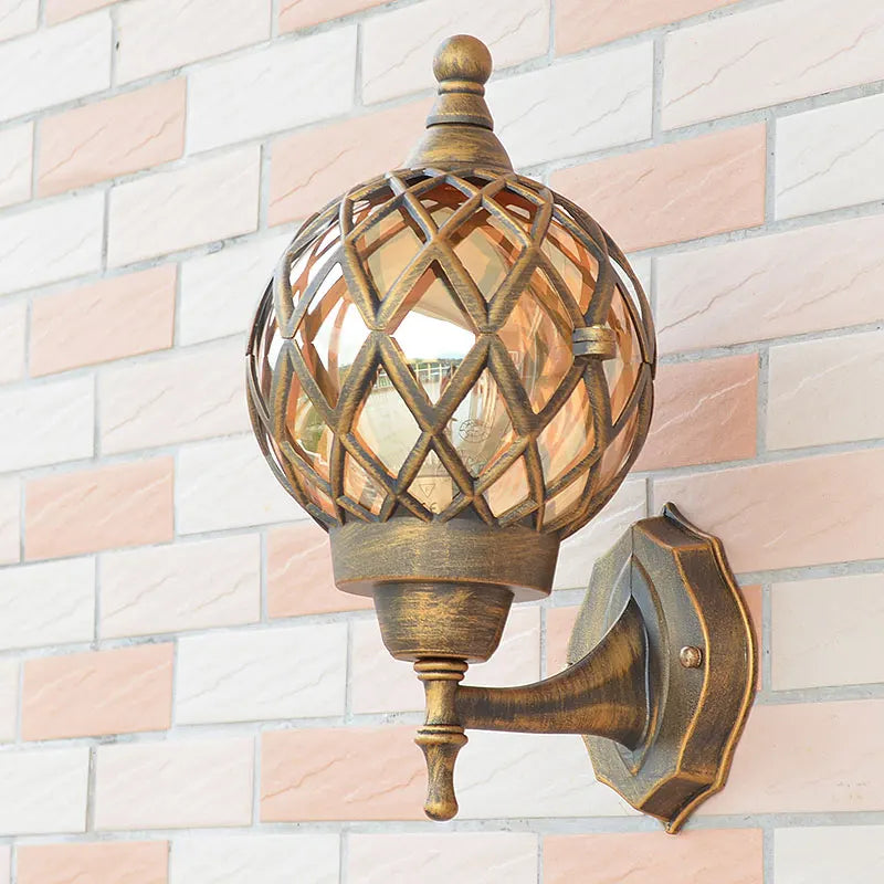 Outdoor Wall Lamp - Retro Design, Waterproof, Ideal for Balconies, Gardens, Villas, and Exterior Decor