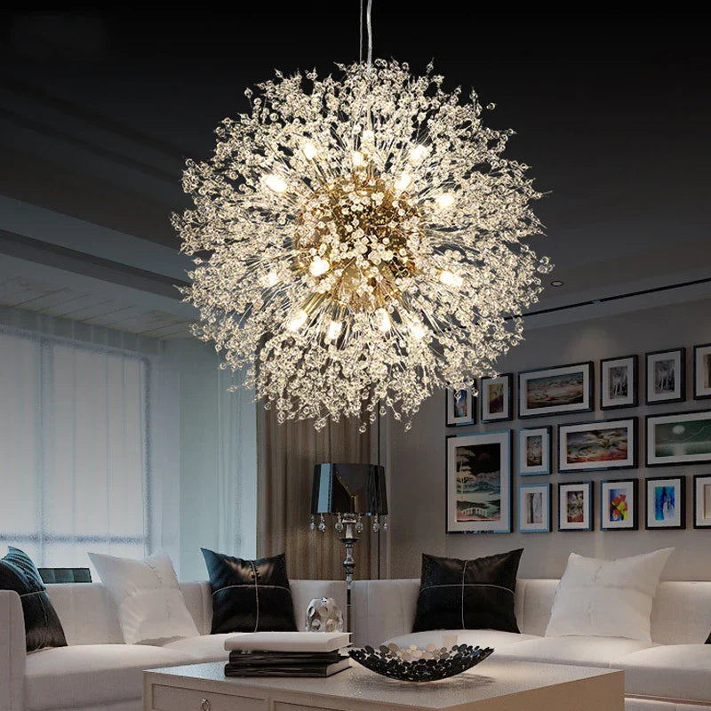 Nordic Modern LED Chandelier - Stylish Firefly Lighting for Living, Dining, and Bedroom