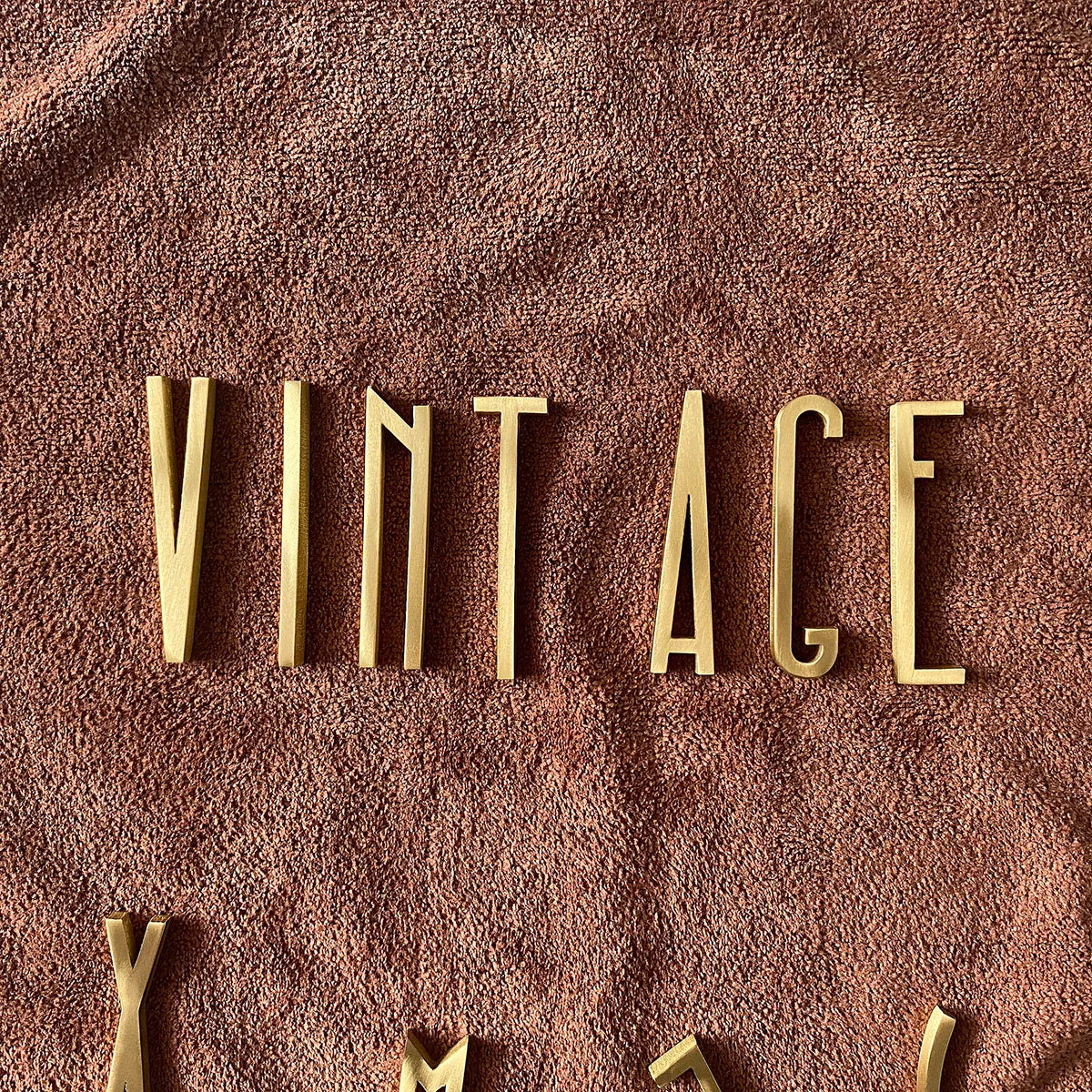 5mm Brass Letters – DIY Wall Decorative Name Signs for Business, Shops, and Doors