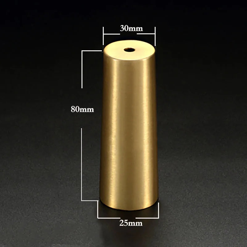 High Brass Cabinet Leg Covers – Gold Chair Cups and Table Feet Protectors for Furniture