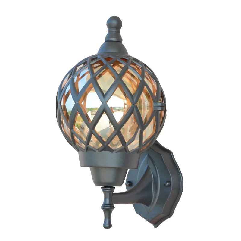 Outdoor Wall Lamp - Retro Design, Waterproof, Ideal for Balconies, Gardens, Villas, and Exterior Decor