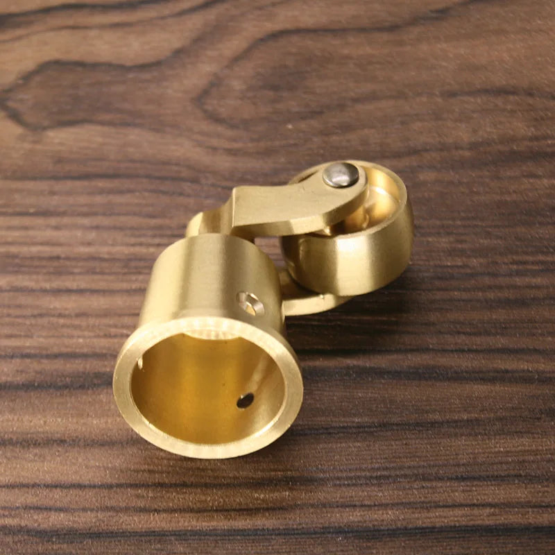 1.5-Inch Brass Furniture Casters – Gold Retro Round Cup Wheels for Cabinets, Tables, and Shelves