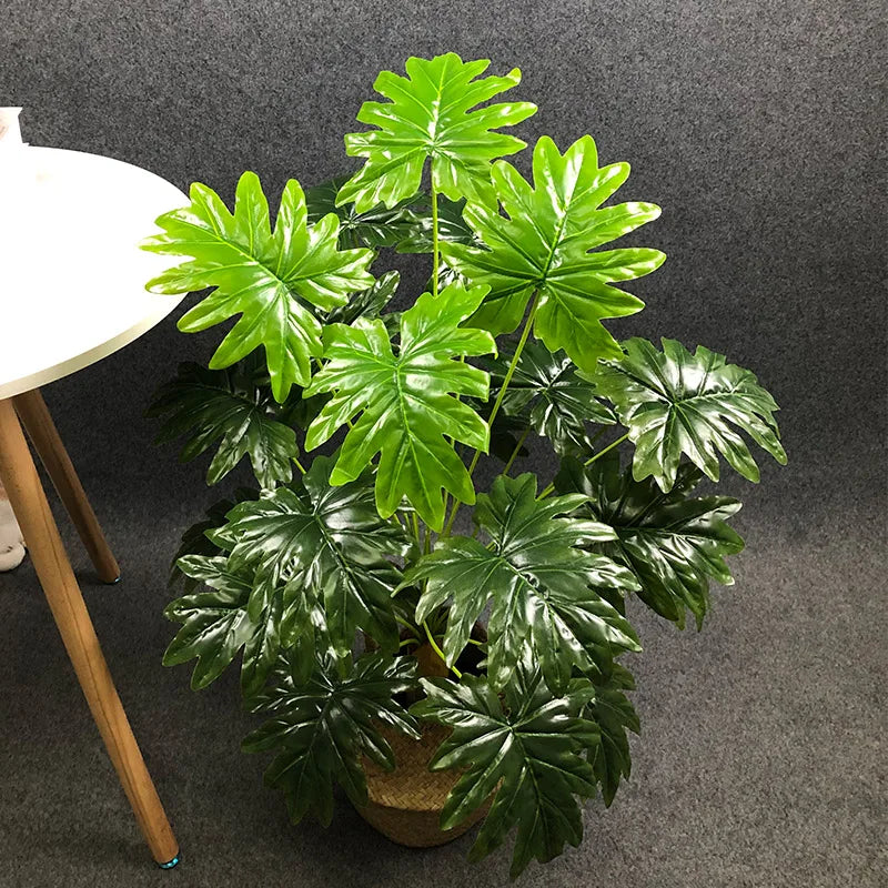 Dlight Decor White Monstera Palm for Bold Floor Styling