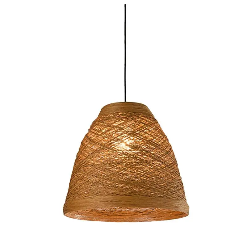 Bamboo Ceiling Lamp - Elegant Lighting for Hotel Restaurants, Tea Rooms, Cafes, and Lounge Decor