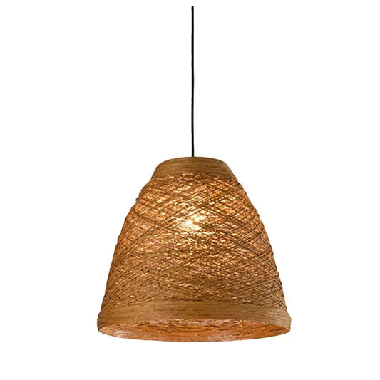 Bamboo Ceiling Lamp - Elegant Lighting for Hotel Restaurants, Tea Rooms, Cafes, and Lounge Decor