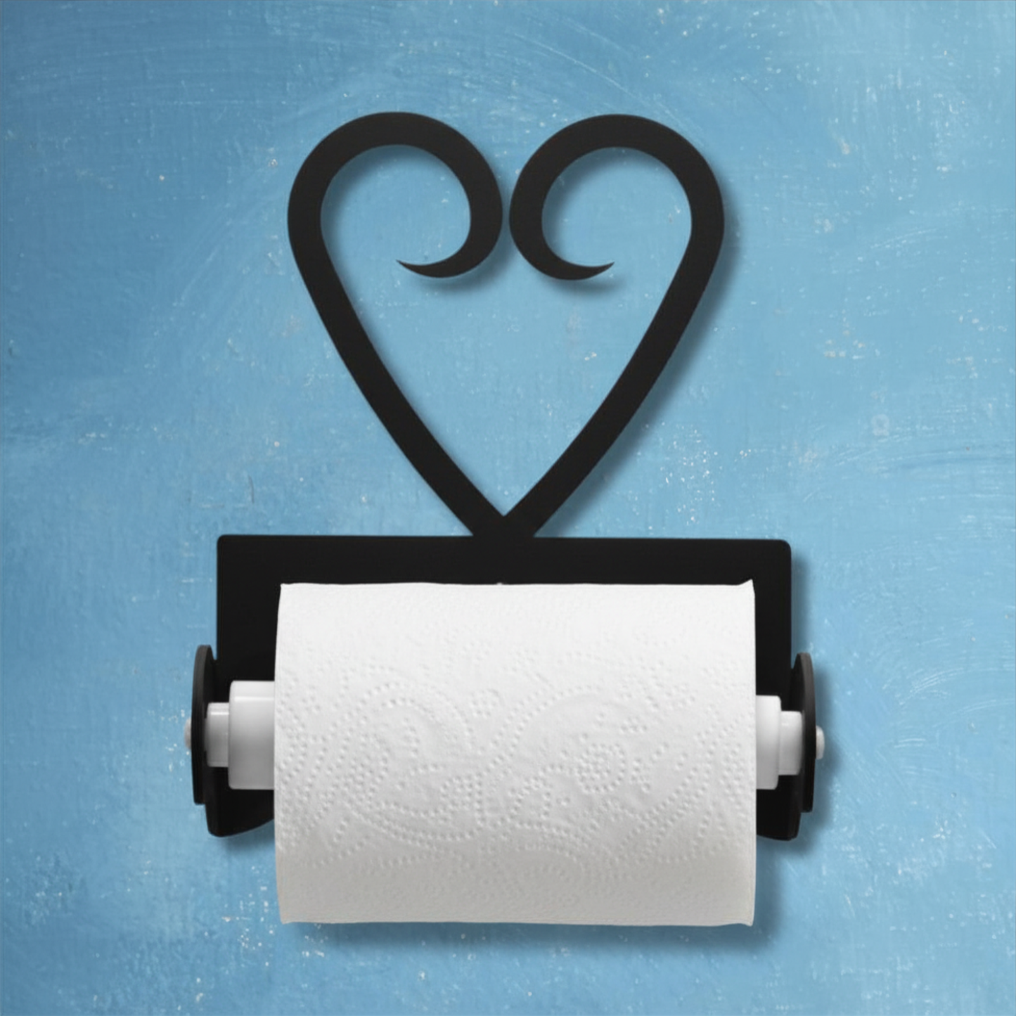 Heart-Shaped Bathroom Toilet Paper Holder