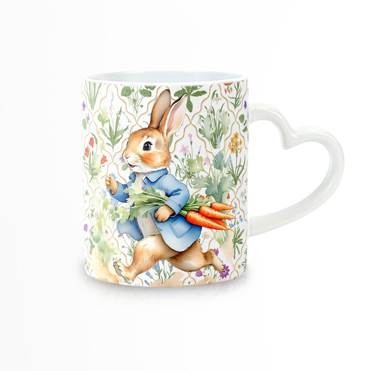 Heart Handle Mug – Peter Rabbit Mug | Coffee Mug by JOSIL Paperie
