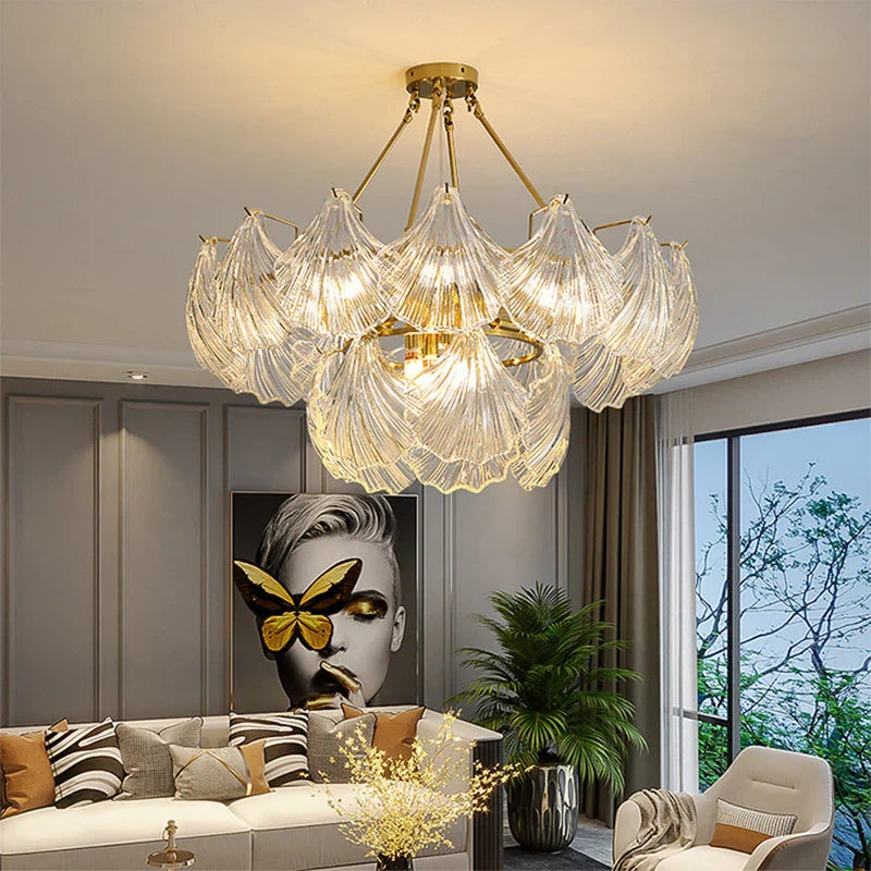 Timeless Postmodern Light Luxury Chandelier - Retro Wrought Iron and Crystal Design - Perfect for Living Rooms, Bedrooms, and Dining Areas