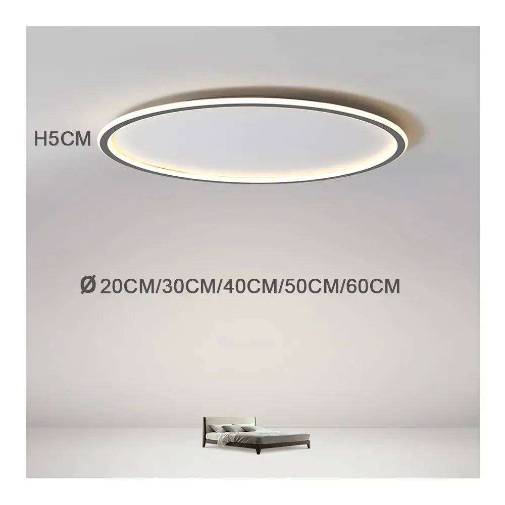 Modern Hanging Ceiling Lamps - LED Panel Lights for Bedroom, Dining Room, and More