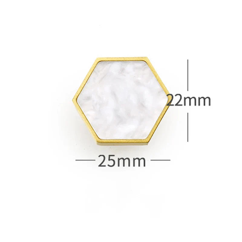 Modern Brass Shell Knobs – Colorful Cabinet Pulls for Wardrobes, Dressers, and Cupboards
