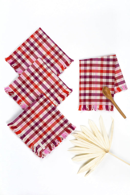 Noel Plaid Party Napkin