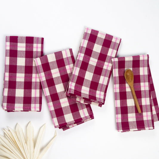 Abigail Plaid Dinner Napkin