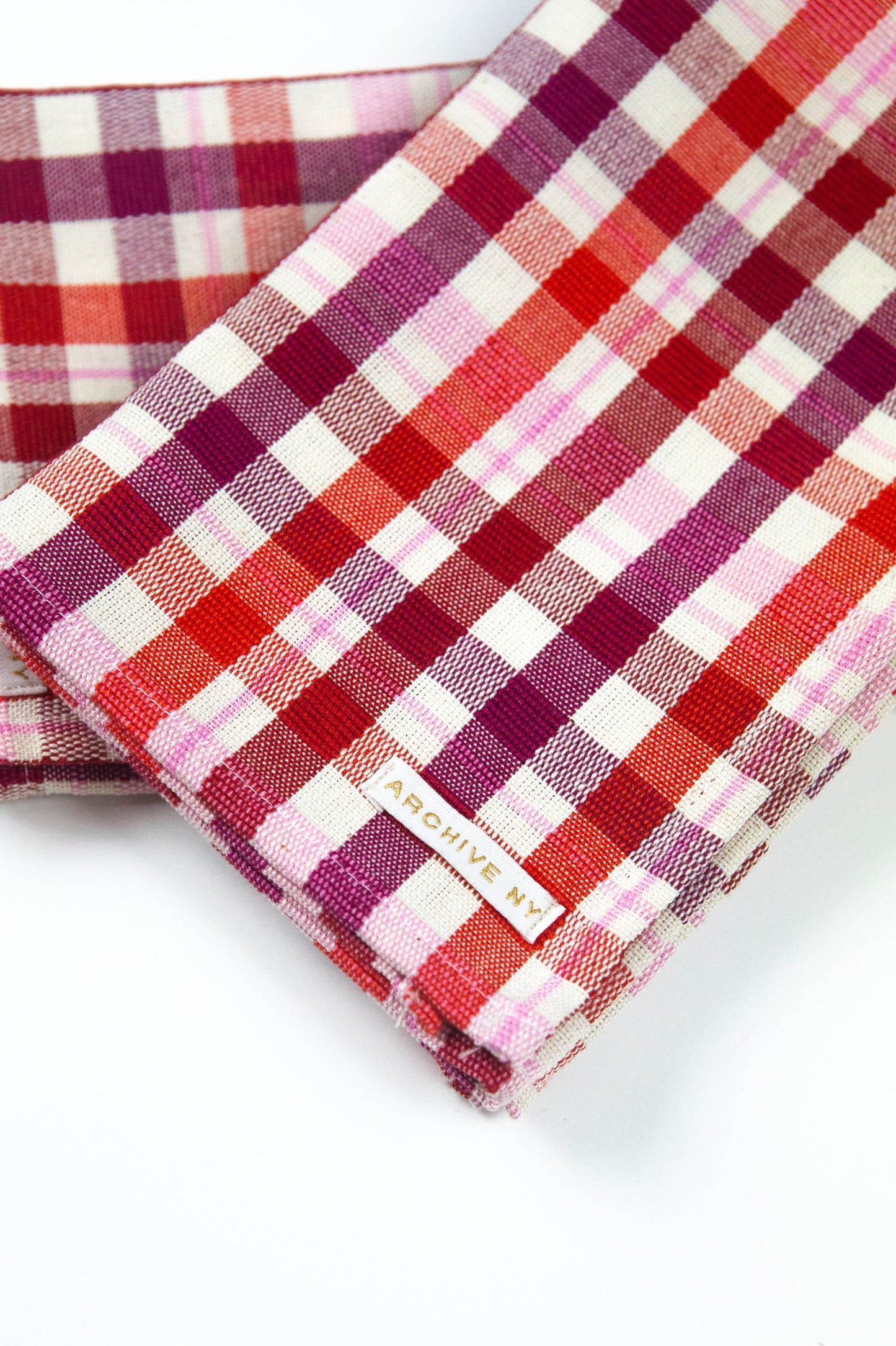 Noel Plaid Dinner Napkin