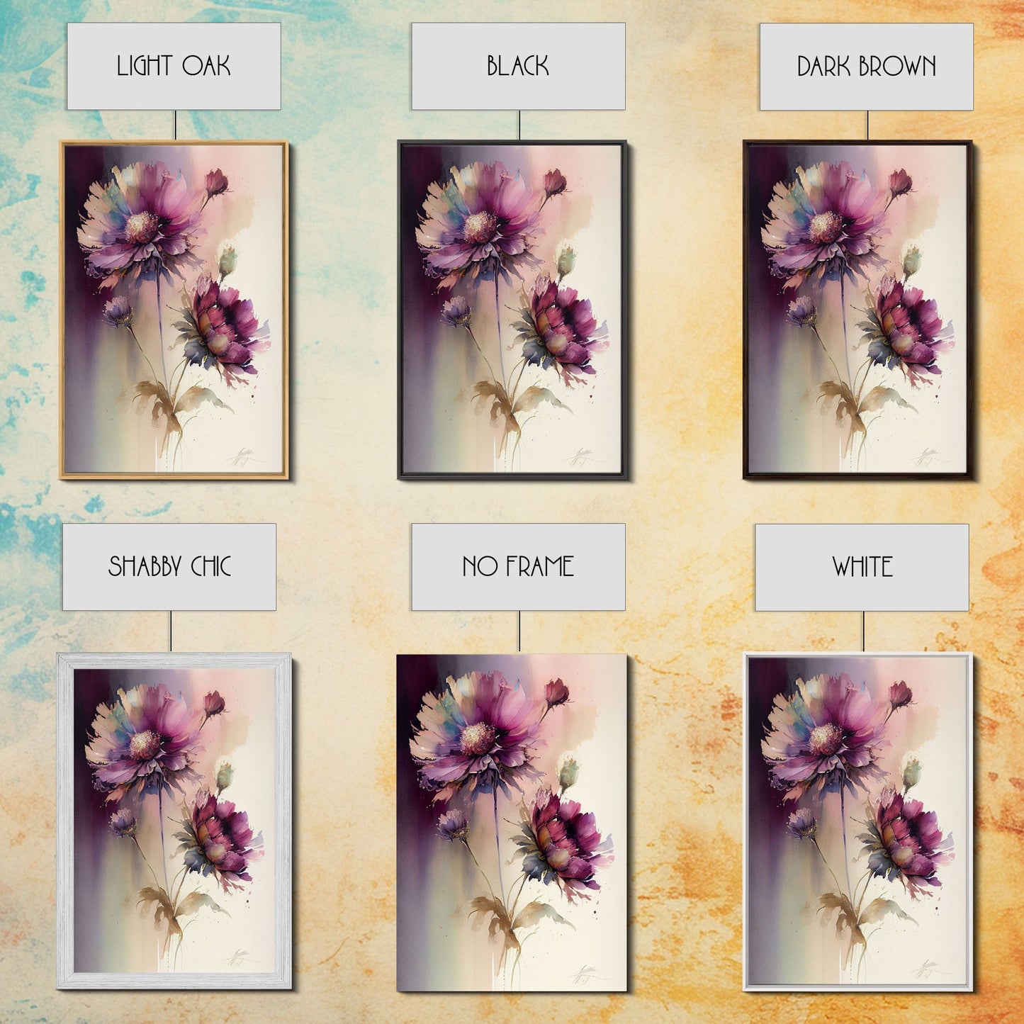 Vintage Style Framed Canvas Art  // Vintage Floral Print // Vintage White Roses Painting // Still Life Botanical Farmhouse print // Flower