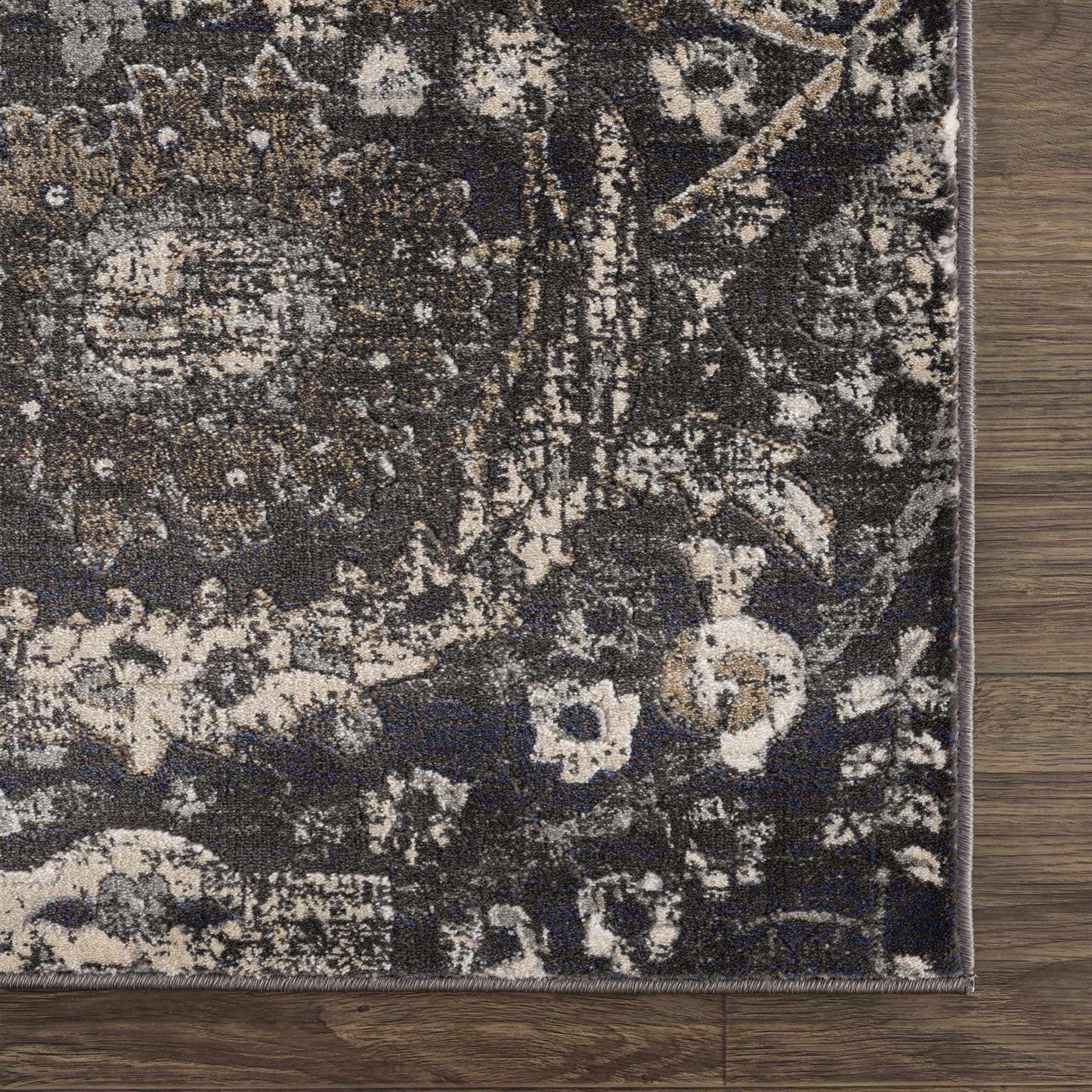 Georgiana Charcoal Area Rug