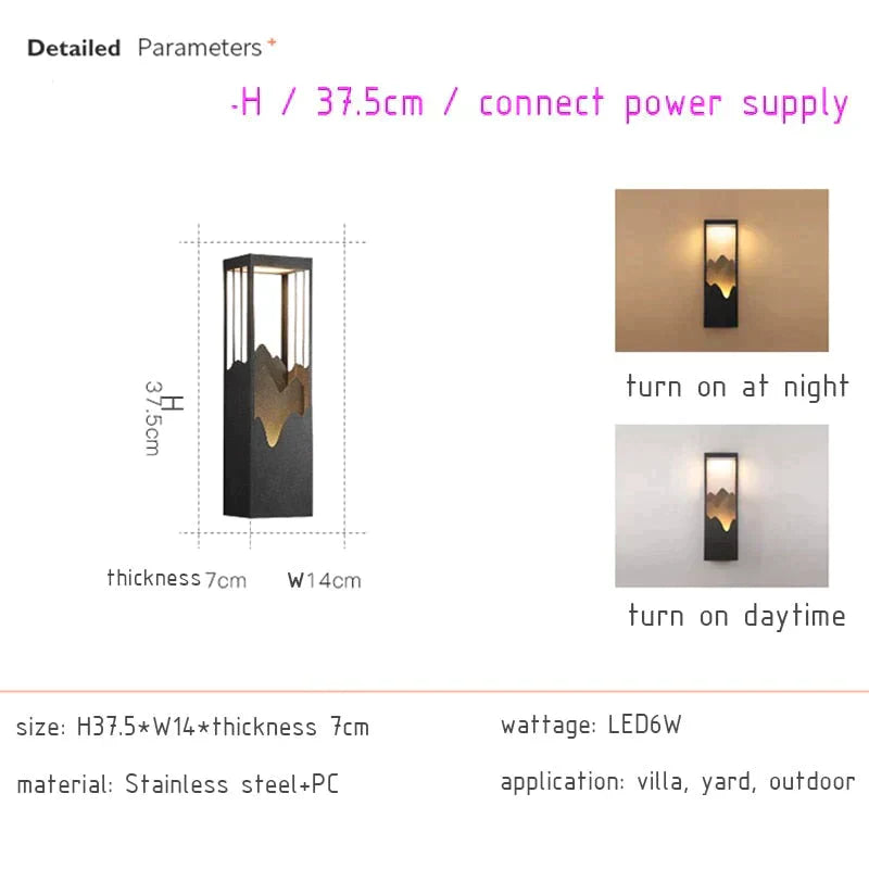 Anaïs's Waterproof Solar LED Outdoor Light - Chic Garden and Street Lamps