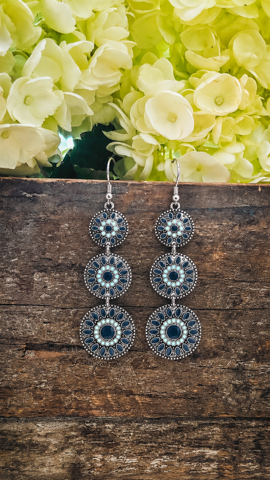 Beautiful Blue Drop Earrings