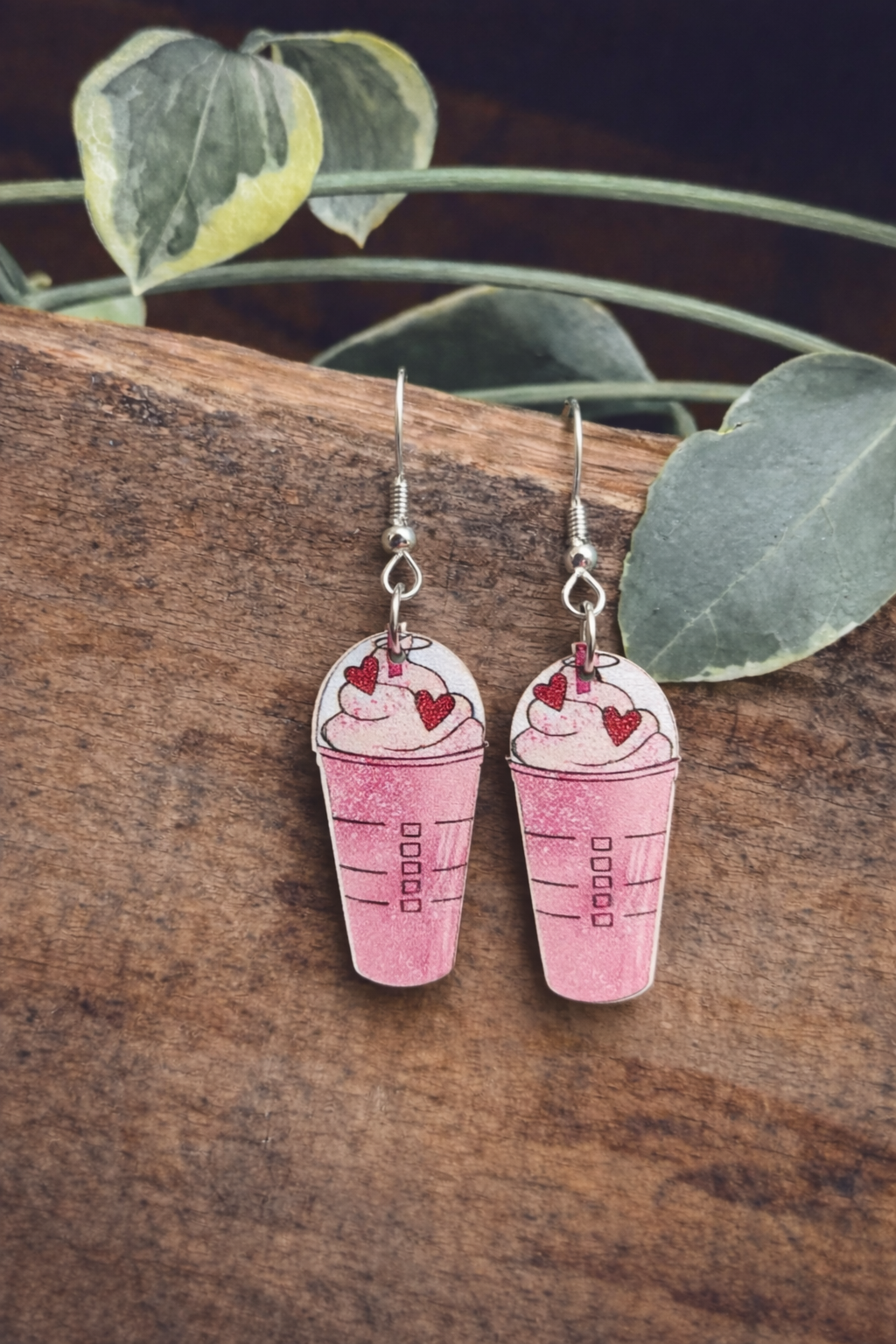 Adorable Coffee Drink Earrings