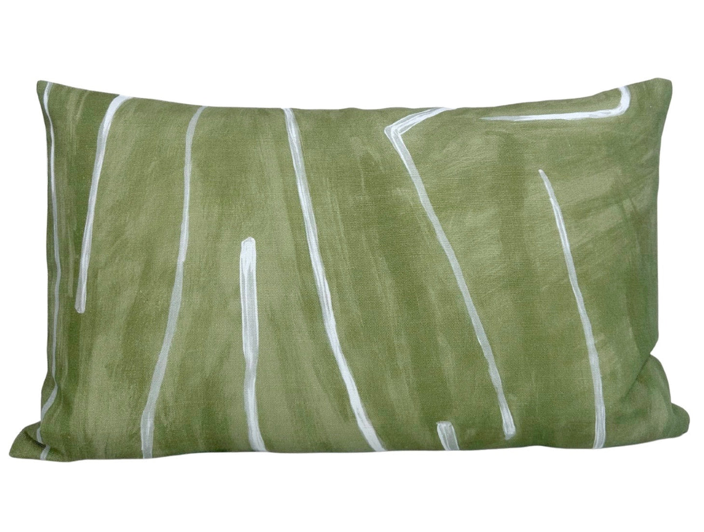 Graffito Pillow Cover in Fern Green, Kelly Wearstler Textiles