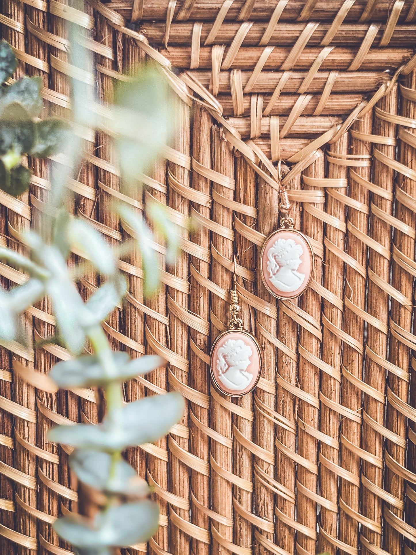 Beautiful Cameo Silhouette Earrings