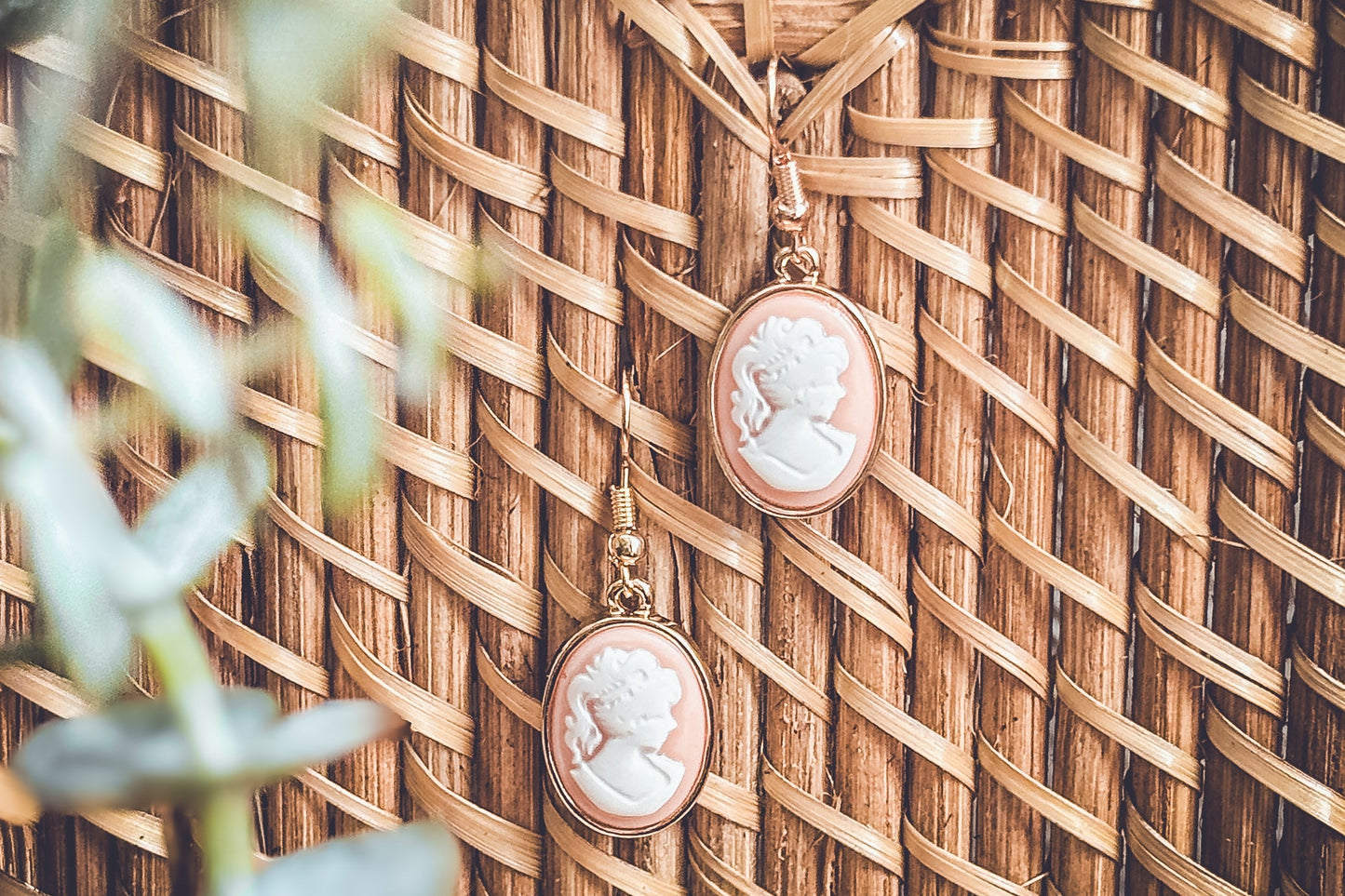 Beautiful Cameo Silhouette Earrings
