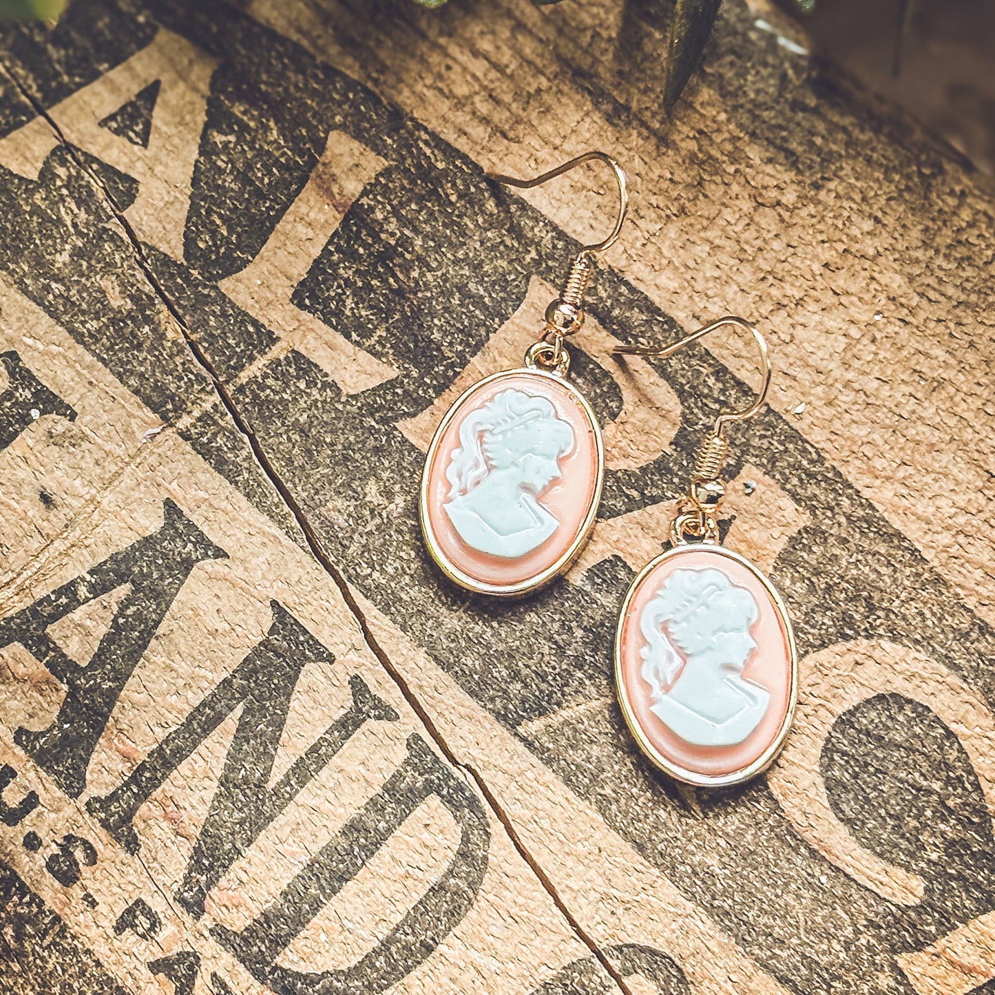 Beautiful Cameo Silhouette Earrings