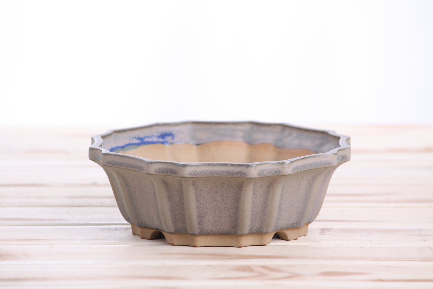 Willow Bonsai Ceramics Flower Design Bonsai Pot 6.5 Inch – Elegant Ceramic Bonsai & Succulent Planter, High‑Fired Frost‑Proof Stoneware with Drainage & Wiring Holes, Handmade in USA (Dark Turquoise)