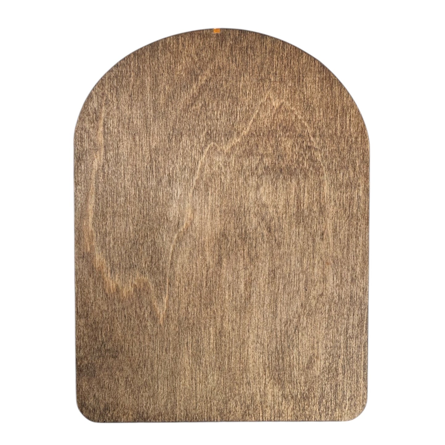 Praying Man Arch Top Framed Canvas Artwork