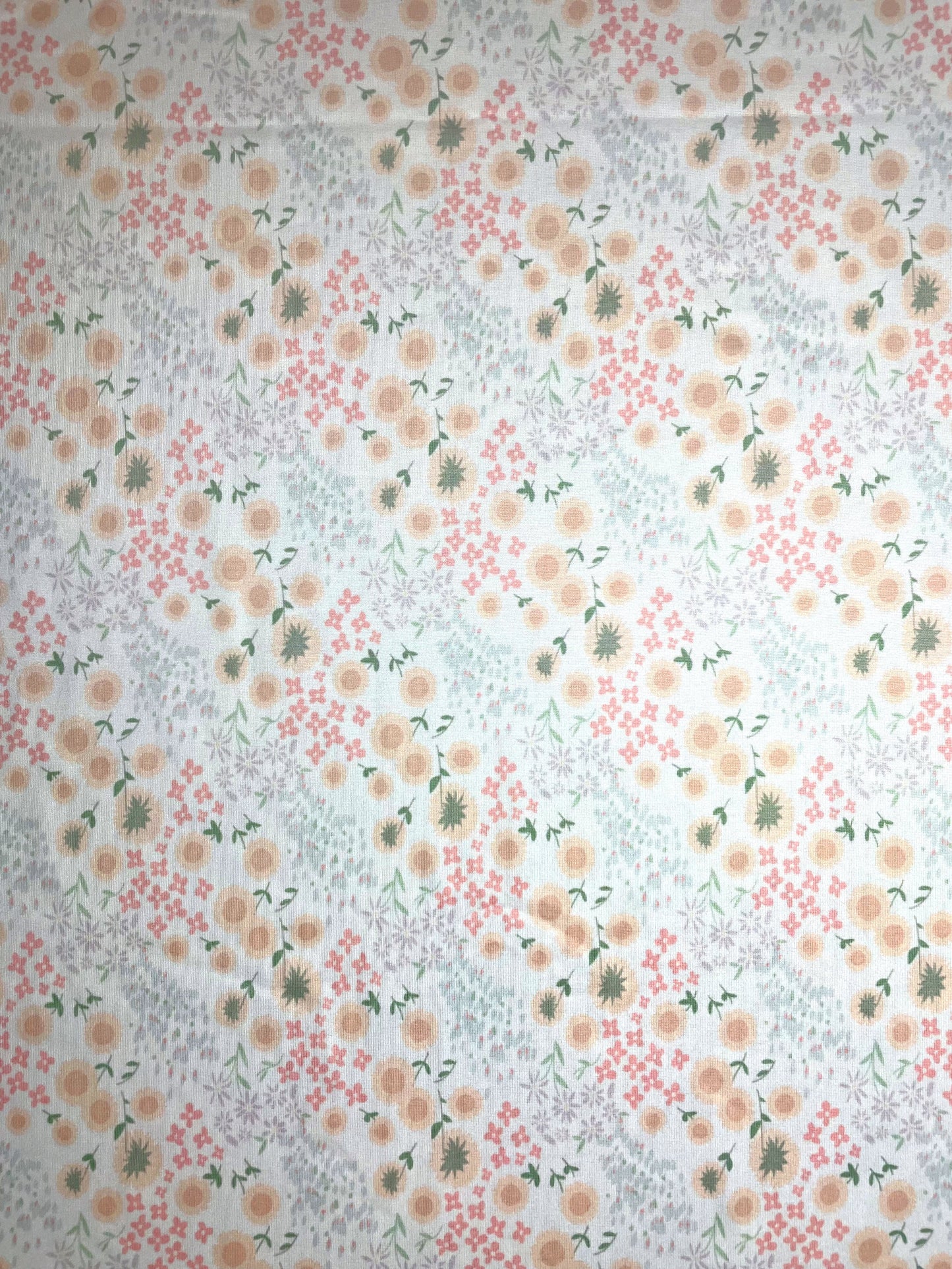 Jersey Knit Polyester Crib Sheet in Wildflower Meadow