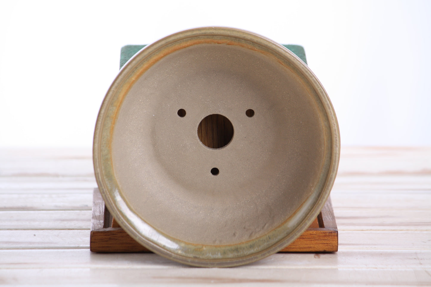 Willow Bonsai Ceramics Round Bonsai Pot 6 Inch – Round Ceramic Bonsai & Succulent Planter with Accentuated Rim and Sculpted Foot Ring, High‑Fired Frost‑Proof Stoneware, Handmade in USA (Copenhagen)