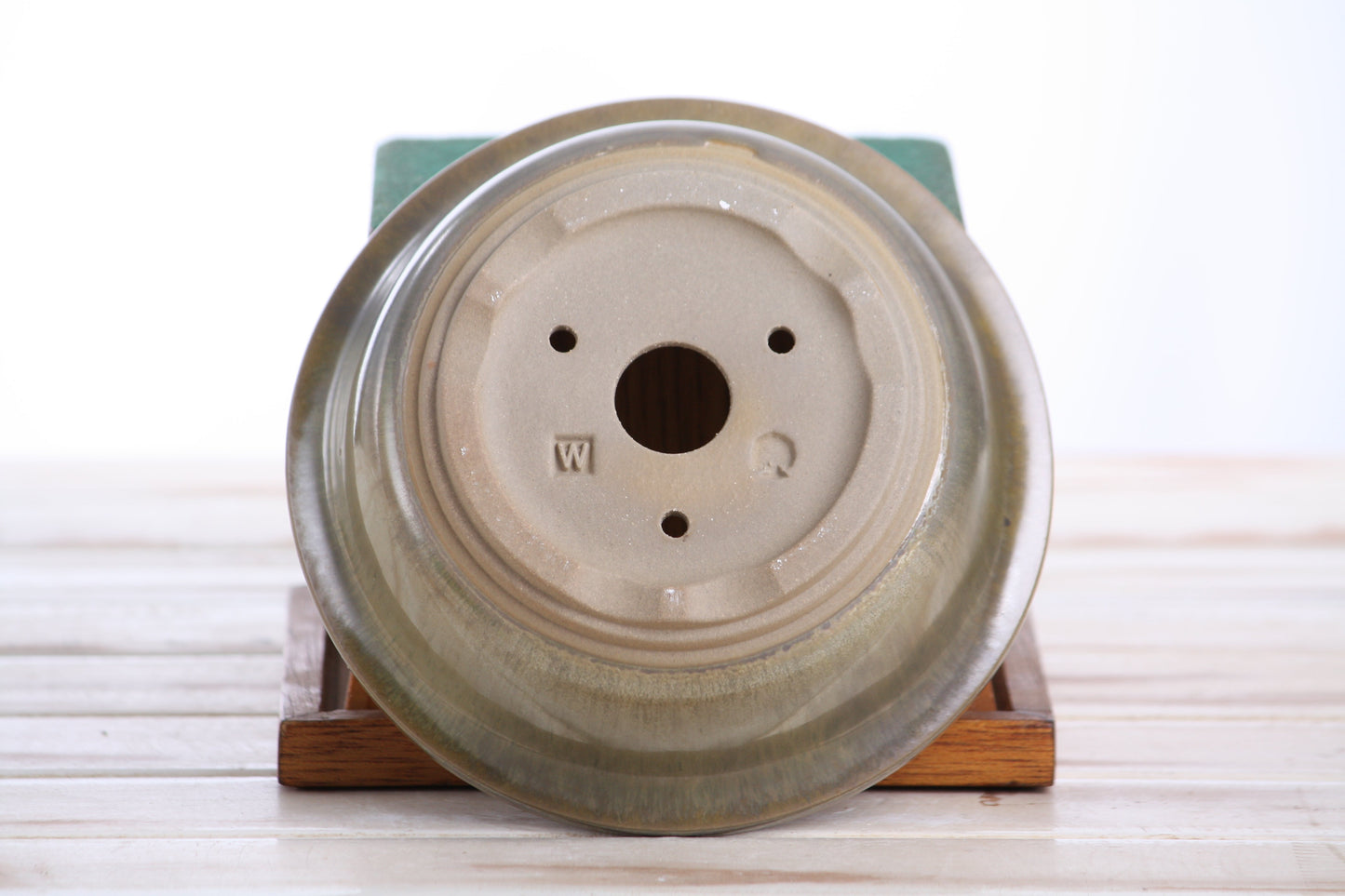 Willow Bonsai Ceramics Round Bonsai Pot 6 Inch – Round Ceramic Bonsai & Succulent Planter with Accentuated Rim and Sculpted Foot Ring, High‑Fired Frost‑Proof Stoneware, Handmade in USA (Copenhagen)