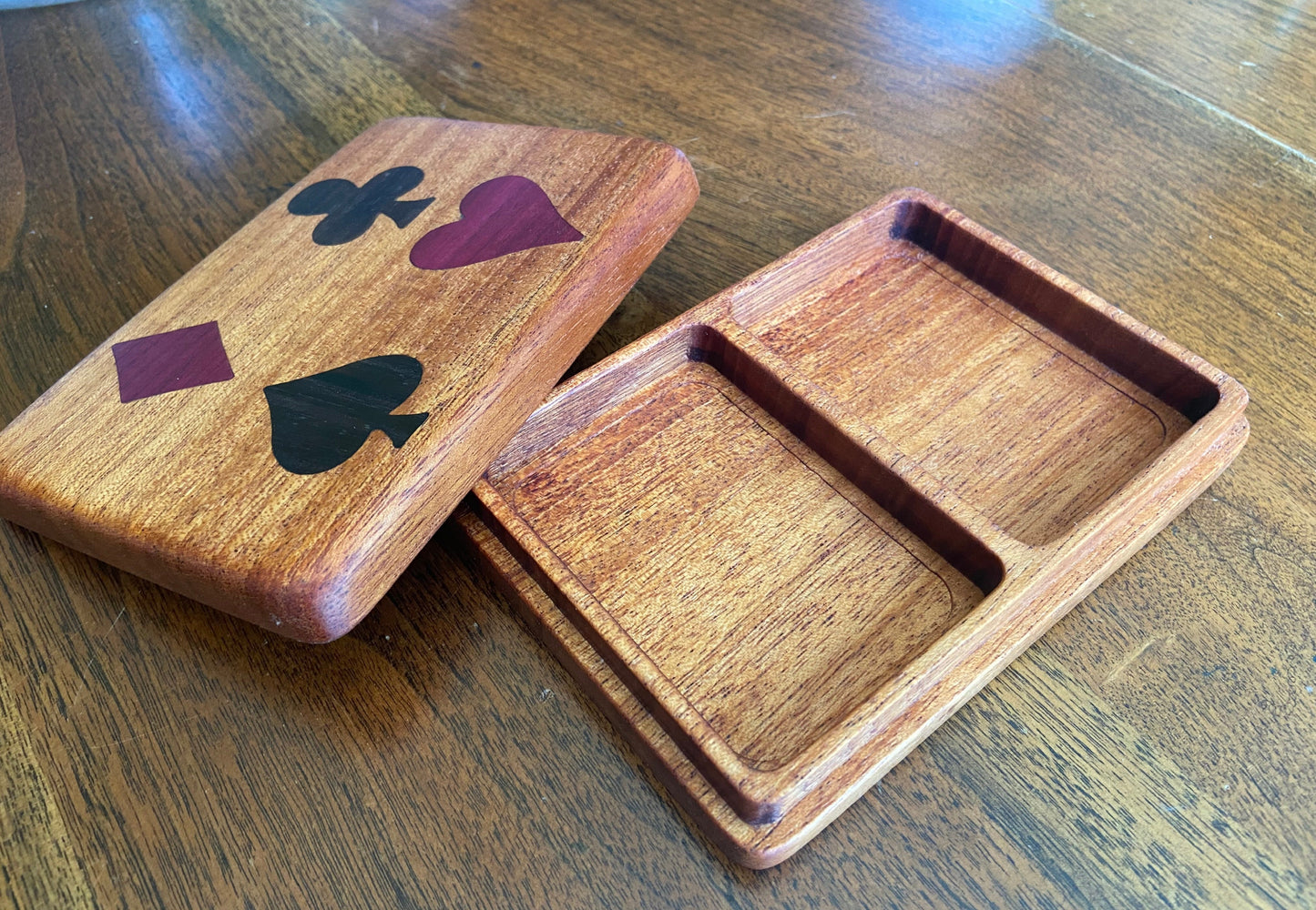 Bridge set box - Hand-made w/inlay