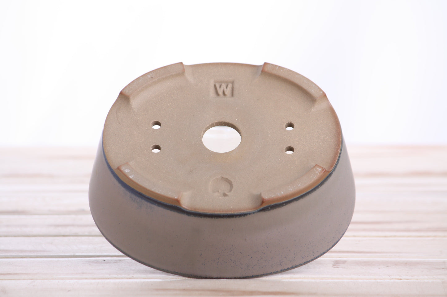 Willow Bonsai Ceramics Oval A Bonsai Pot 6 Inch – Straight‑Sided Oval Ceramic Bonsai & Succulent Planter, High‑Fired Frost‑Proof Stoneware with Drainage & Wiring Holes, Handmade in USA (Ocean)
