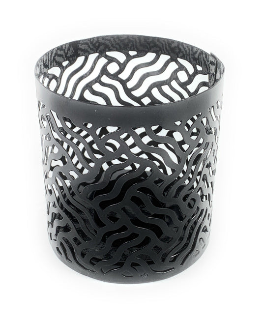 Votive Candle Holders Set of 2 Grey
