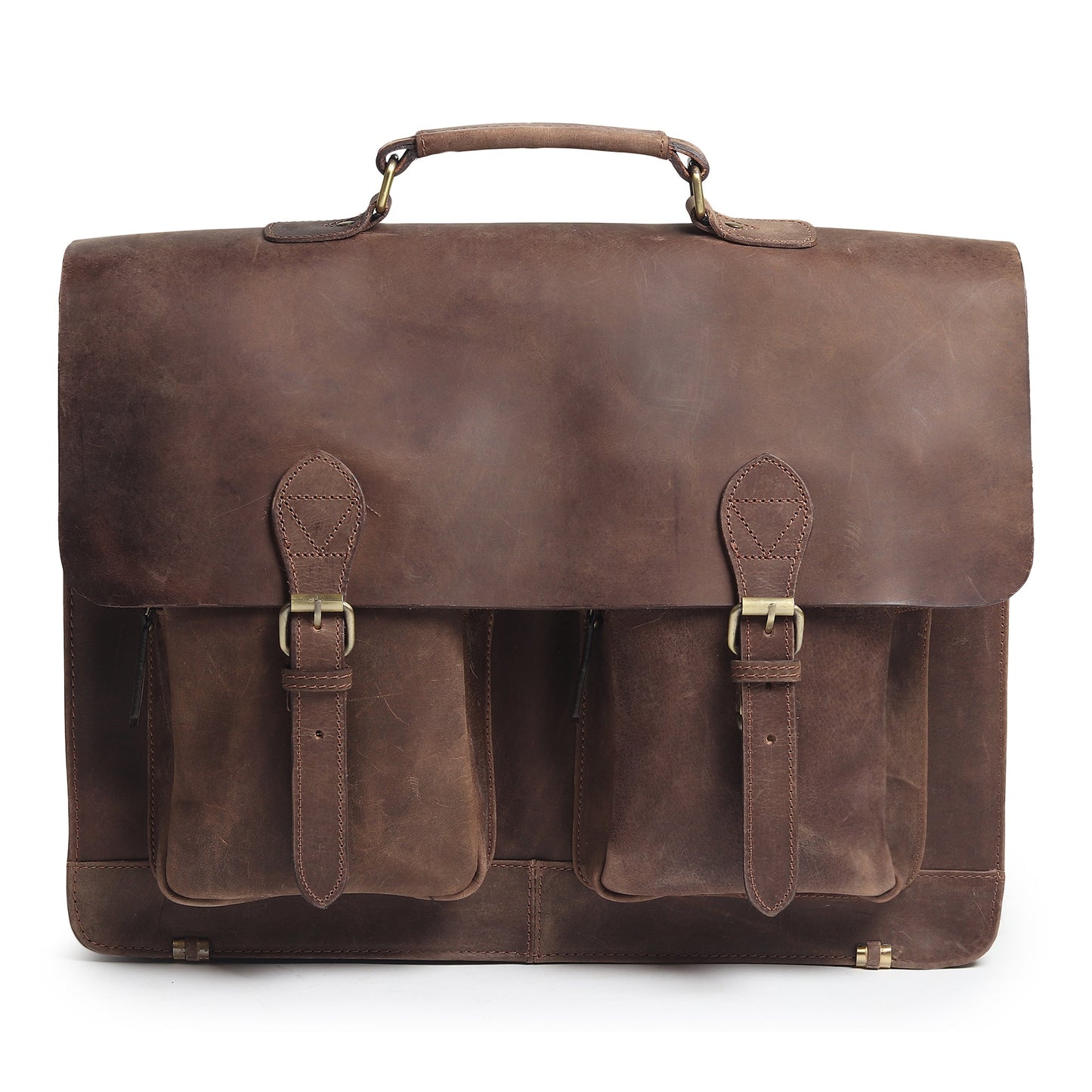 Buffalo Leather Messenger Bag