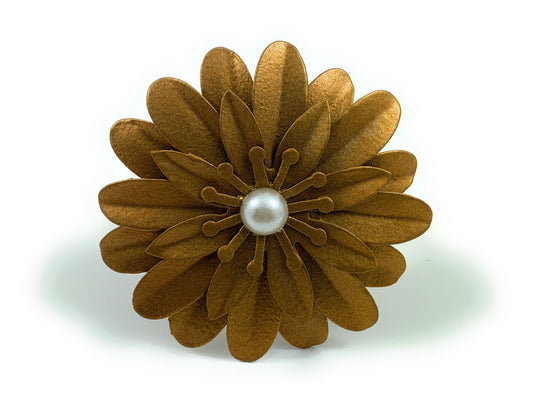 Vibhsa Golden Floral Set of 4 Napkin Rings