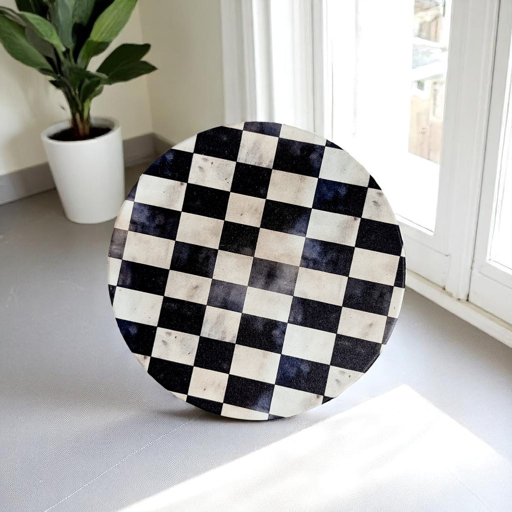 Courtly Check Coasters