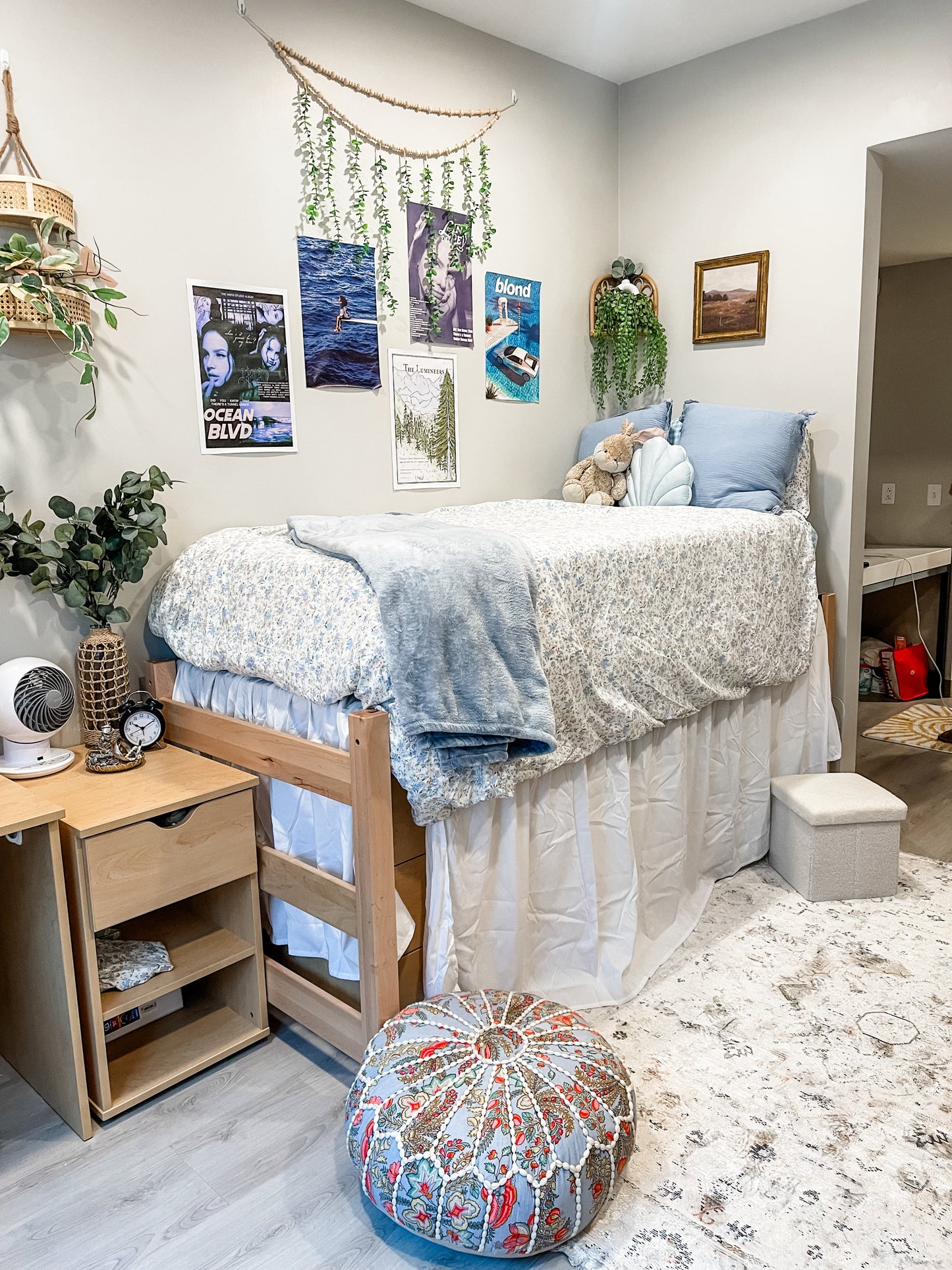 Sweet Floral Bedding Set / Purple Floral