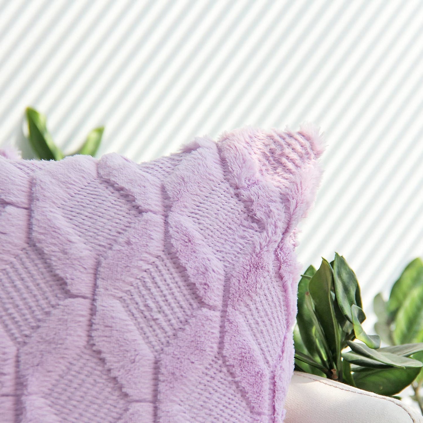 Crossline-shaped Plush Throw Pillow (With Insert) size 18"x18"