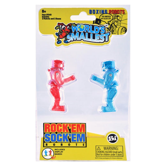 World's Smallest Rock'Em Sock'Em Robots