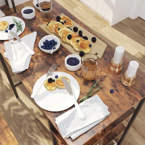 IRVING Bar Table With Shelves