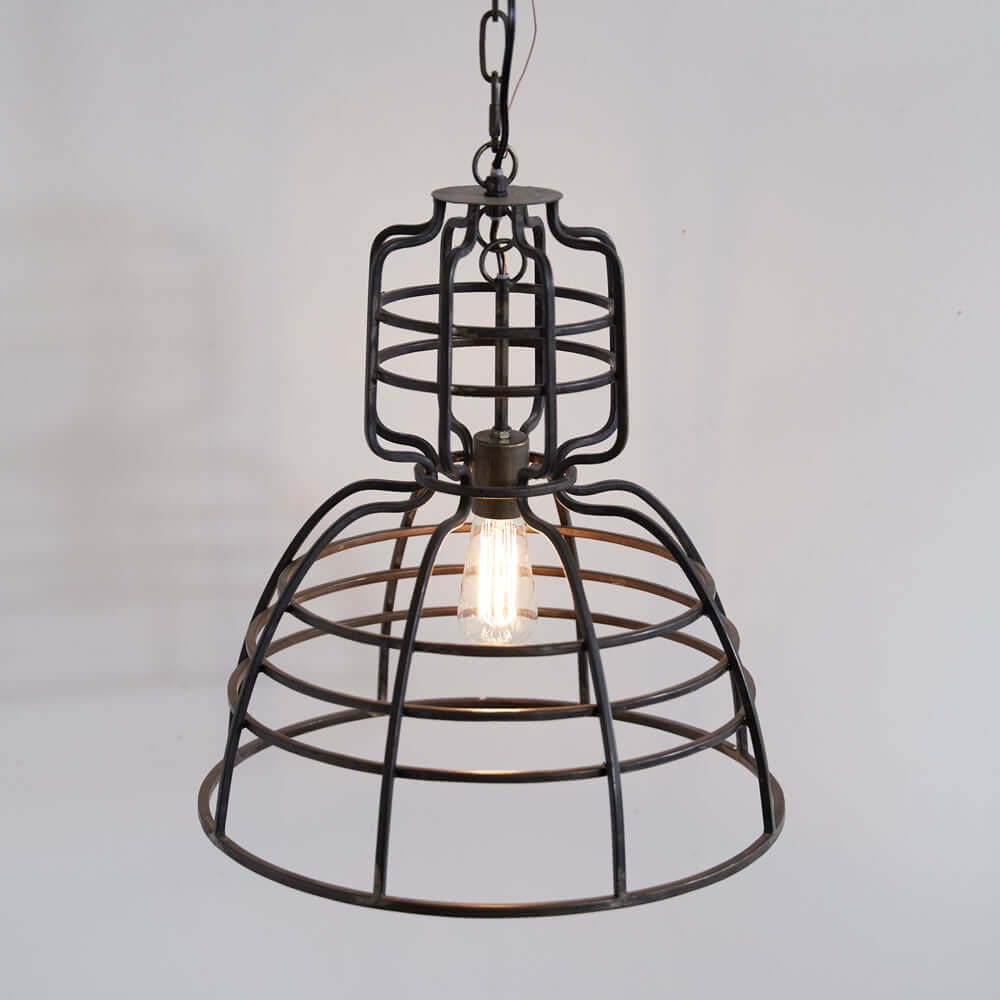 Industrial Cage Pendant Light