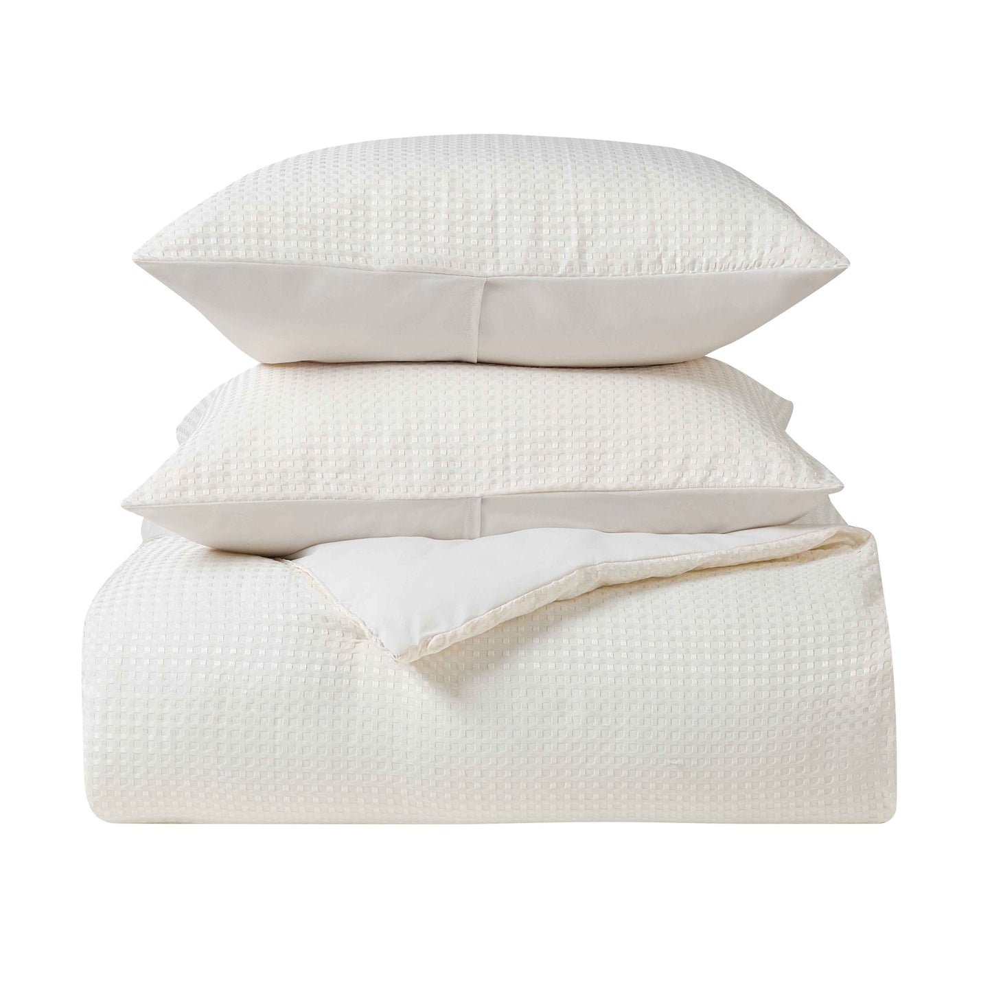 Kathy Ireland 3-Piece Waffle Down Alternative Comforter Set