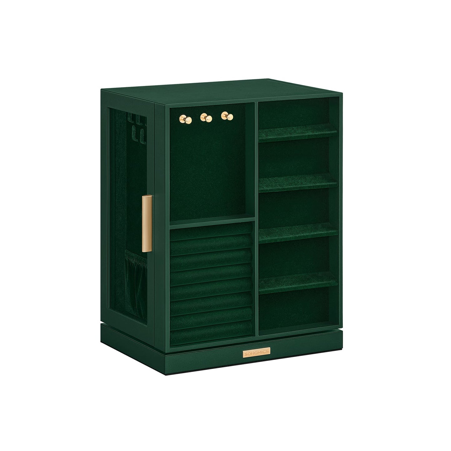 Jewelry Box 360 Rotating with 5 Drawers