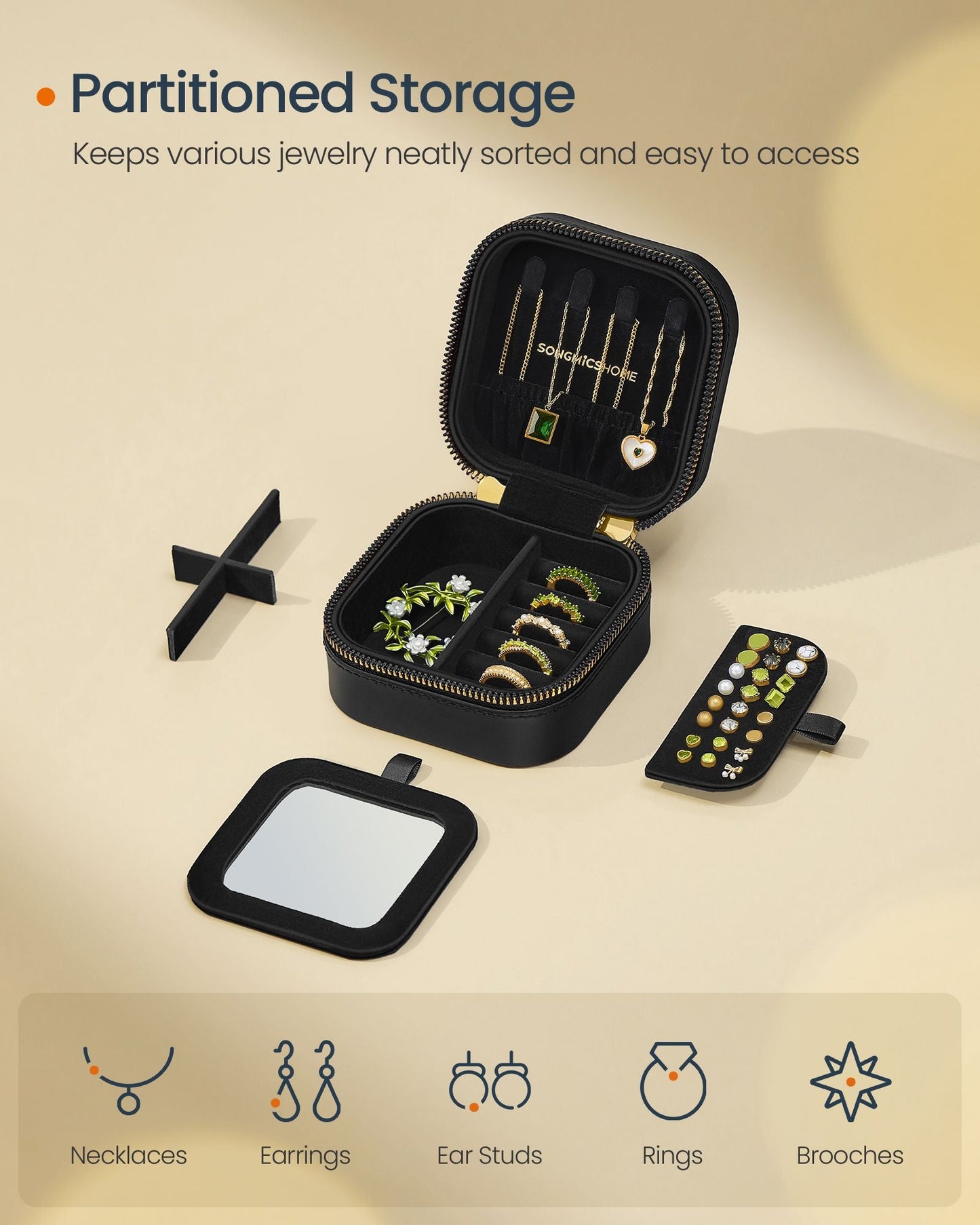 ANAH Collection - Travel Jewelry Case